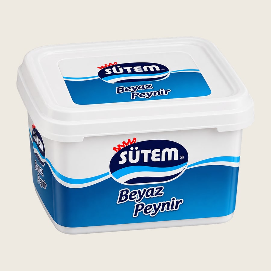 SÜTEM beyaz peynir, 500 gramlık kare kutu
